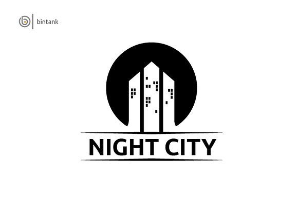 Night City - Real Estate Logo in Logo Templates - product preview 2