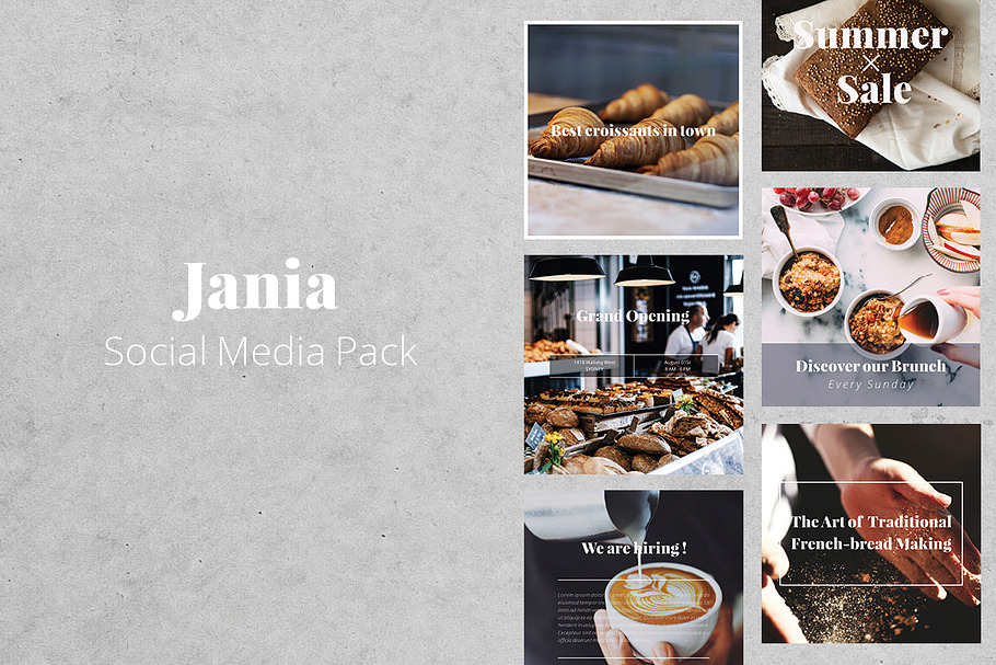 JANIA Social Media Pack in Instagram Templates - product preview 8