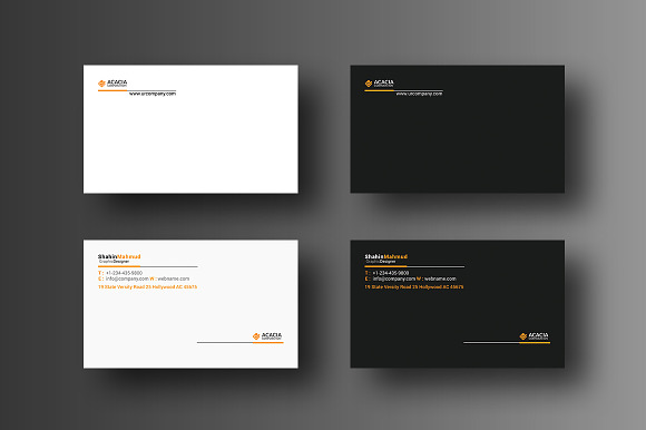 Simple Business Card in Business Card Templates - product preview 1