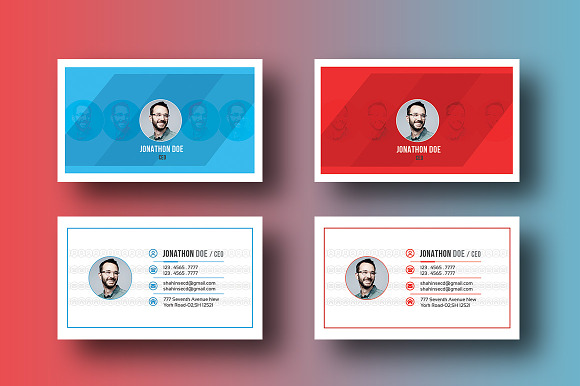 Nil Business Card in Business Card Templates - product preview 1