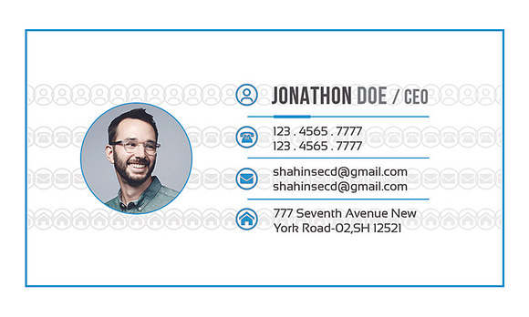 Nil Business Card in Business Card Templates - product preview 3