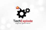 Tech Explode Logo Template Design