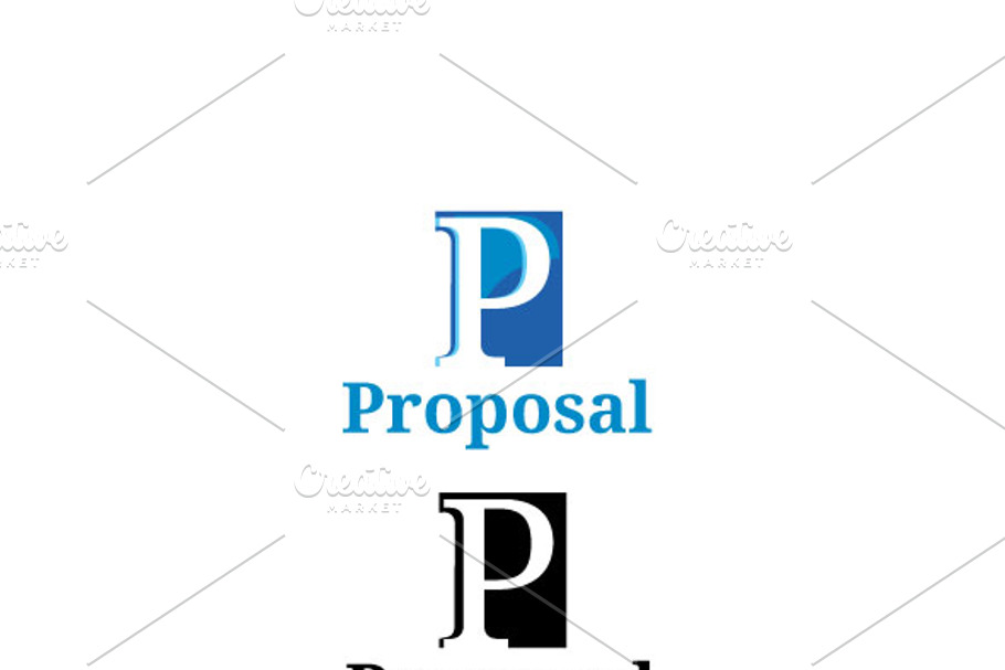 Power P Letter Logo in Logo Templates - product preview 8