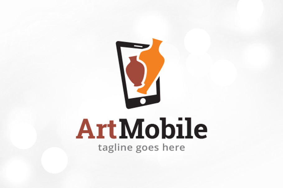 Art Mobile Logo Template Design in Logo Templates - product preview 8
