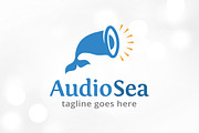 Audio Sea Logo Template Design