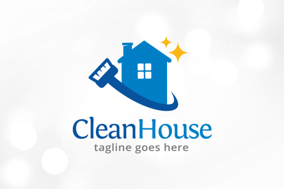 Clean House Logo Template Design in Logo Templates - product preview 8