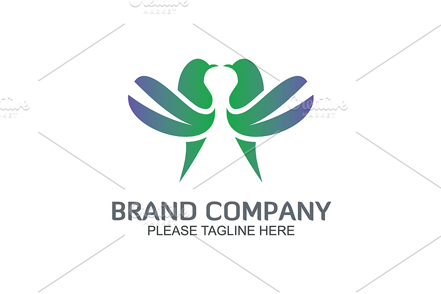Two Pigeons in Logo Templates - product preview 8