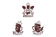 hot chocolate logo template