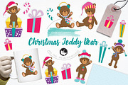 Christmas Teddy Bear illustrations