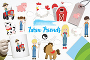 Farm Friends illustration pack