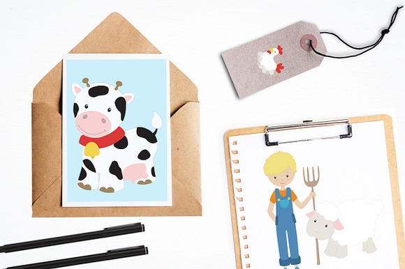 Farm Friends illustration pack in Illustrations - product preview 3