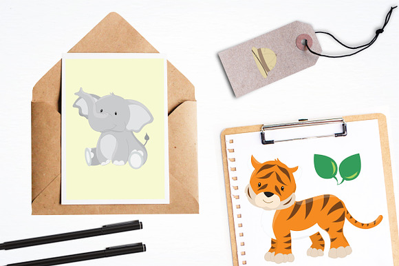 Safari Animals illustration pack in Illustrations - product preview 3