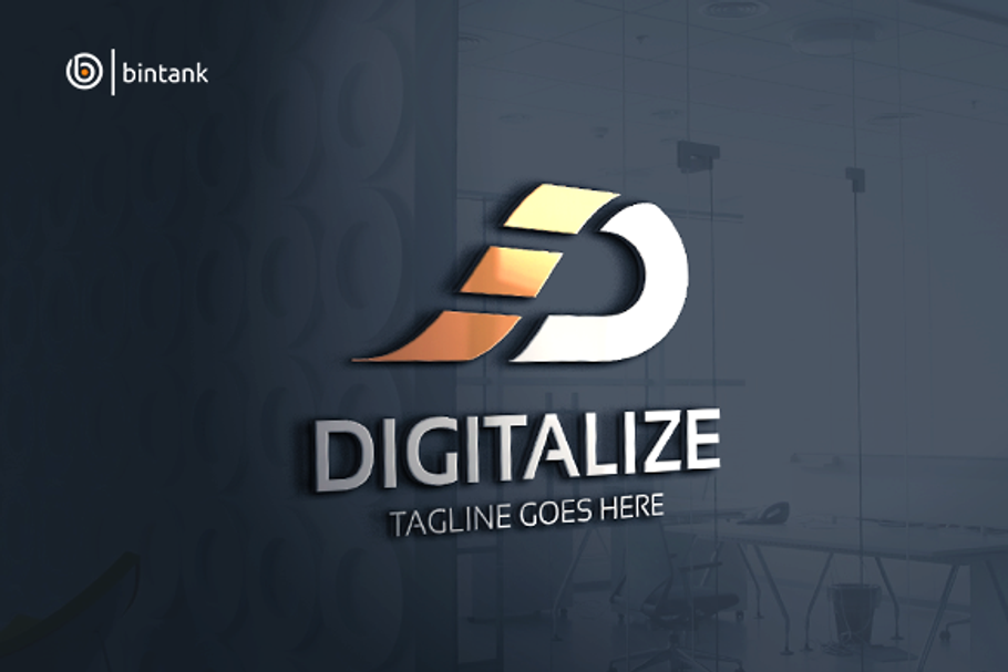 Digitalize - Letter D Logo