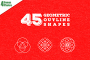 45 Geometric Shapes 