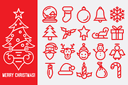 Christmas Line Icons