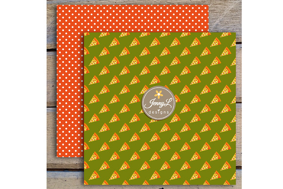 Kawaii Burgers Digital Papers in Patterns - product preview 3