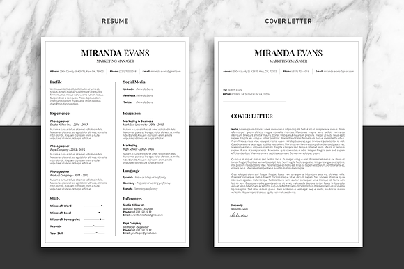 Colorful Polite Resume Template in Resume Templates - product preview 1