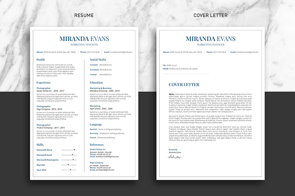 Colorful Polite Resume Template in Resume Templates - product preview 2