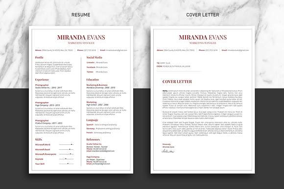 Colorful Polite Resume Template in Resume Templates - product preview 3