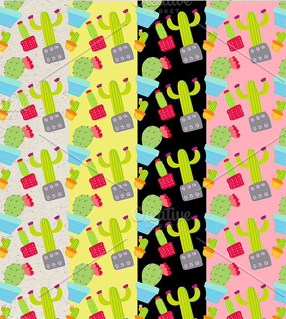 Cactus Doodle Pack in Illustrations - product preview 2