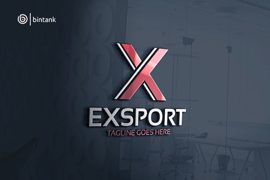 Export - Letter X Logo in Logo Templates - product preview 8