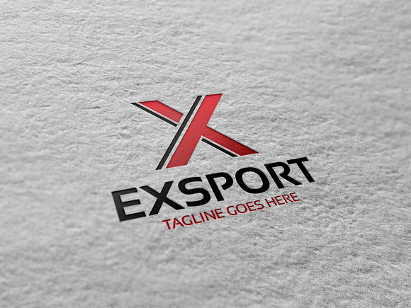 Export - Letter X Logo in Logo Templates - product preview 3