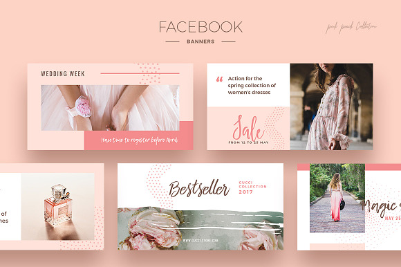 Pink Peach Social Media Designs in Instagram Templates - product preview 2