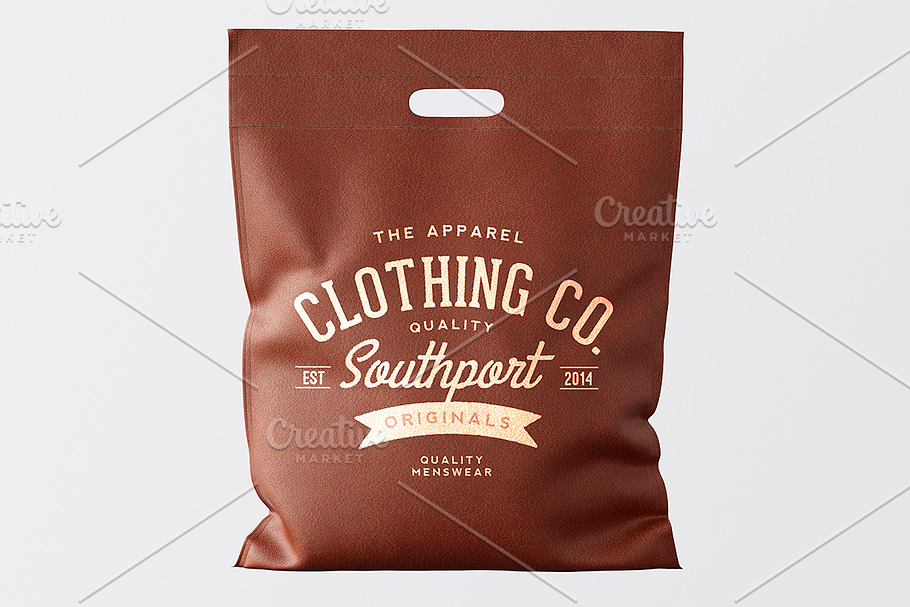 Small leather bag mockup 01 in Product Mockups - product preview 8
