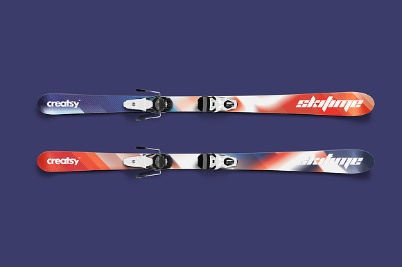 Ski Mockup in Product Mockups - product preview 2