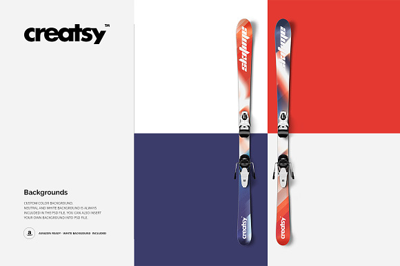 Ski Mockup in Product Mockups - product preview 4