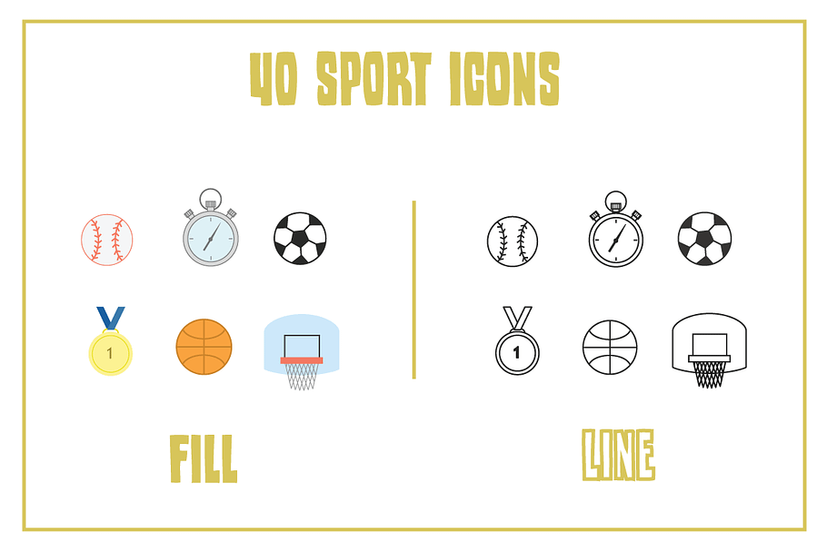 Sport Icons in Sports Icons - product preview 8