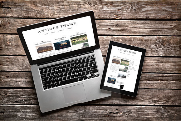 Antique: Responsive & Elegant Theme in WordPress Blog Themes - product preview 3