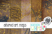 Distressed Altered Maps