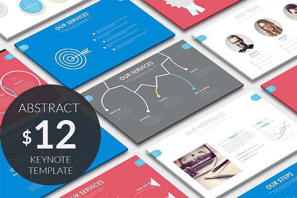 Abstract Keynote Template in Keynote Templates - product preview 4