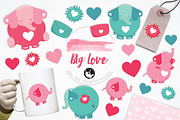 Big Love illustration pack