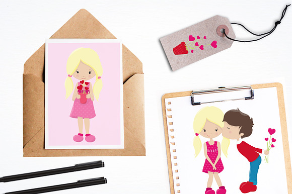 My First Valentine illustration pack in Illustrations - product preview 3