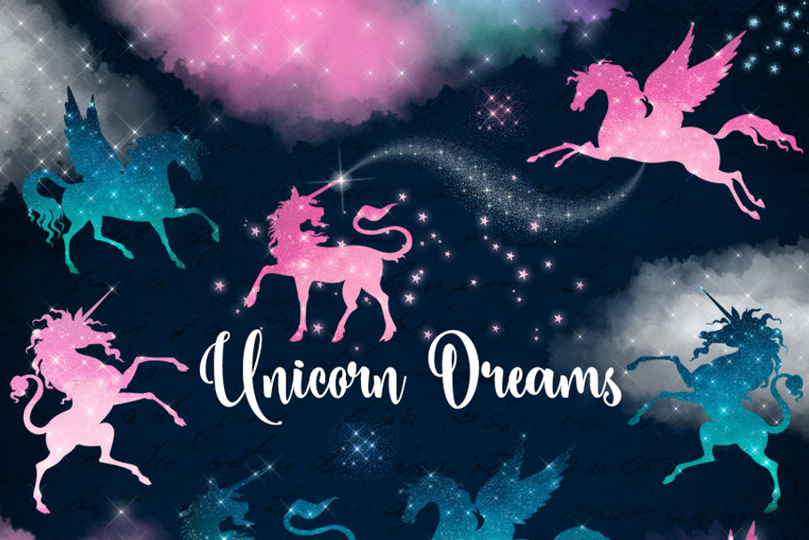 Unicorn Dreams Clipart