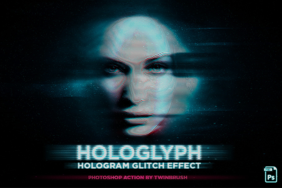 Hologlyph - Hologram Glitch Effect