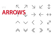 100 Arrows UI icons