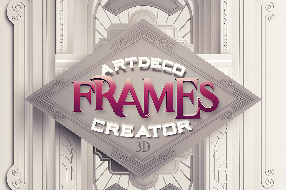 ArtDeco 3D Frames