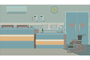 Hospital Reception Illustration