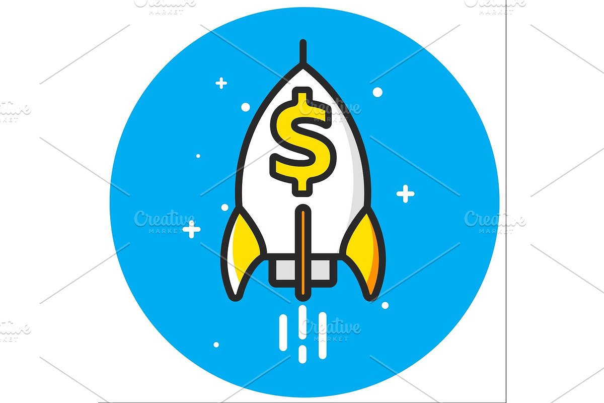 Rocket icon in Objects - product preview 8