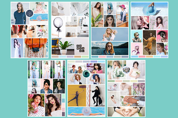 15 Pinterest Mood Board Templates V2 in Pinterest Templates - product preview 2