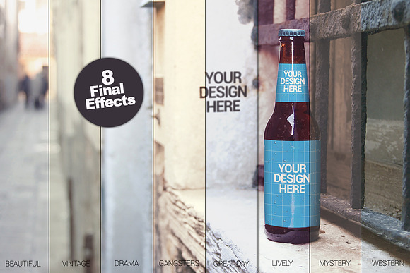 Venetian Window | Beer Mockup in Product Mockups - product preview 5