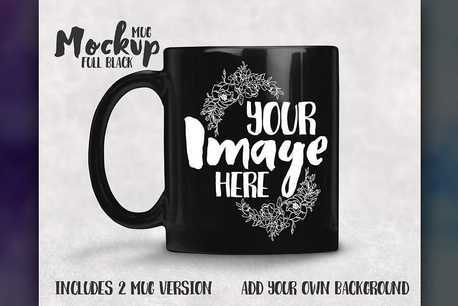 Download Black Coffee Mug Mockup | Creative Product Mockups ~ Creative Market