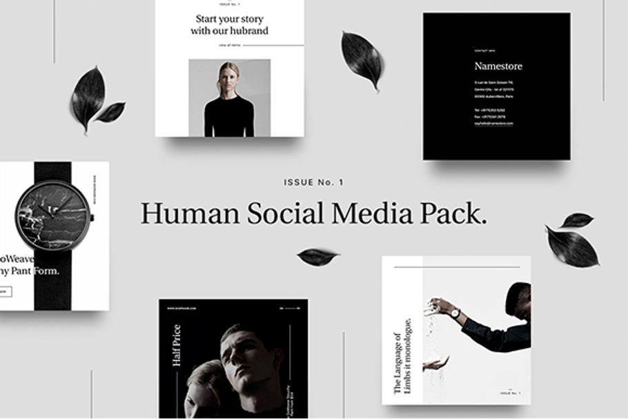 Human Social Media Pack.