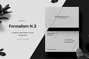 Formalism Business Card Template