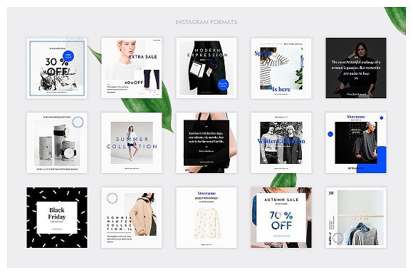 Fashion Social Media Pack in Social Media Templates - product preview 1