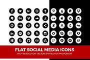 Simple Social Media Icons Circle Pck
