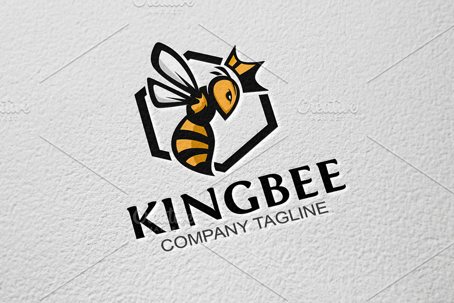 King Bee in Logo Templates - product preview 8